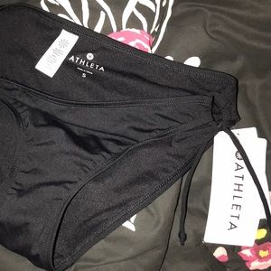 Athleta black bathing shoot bottoms